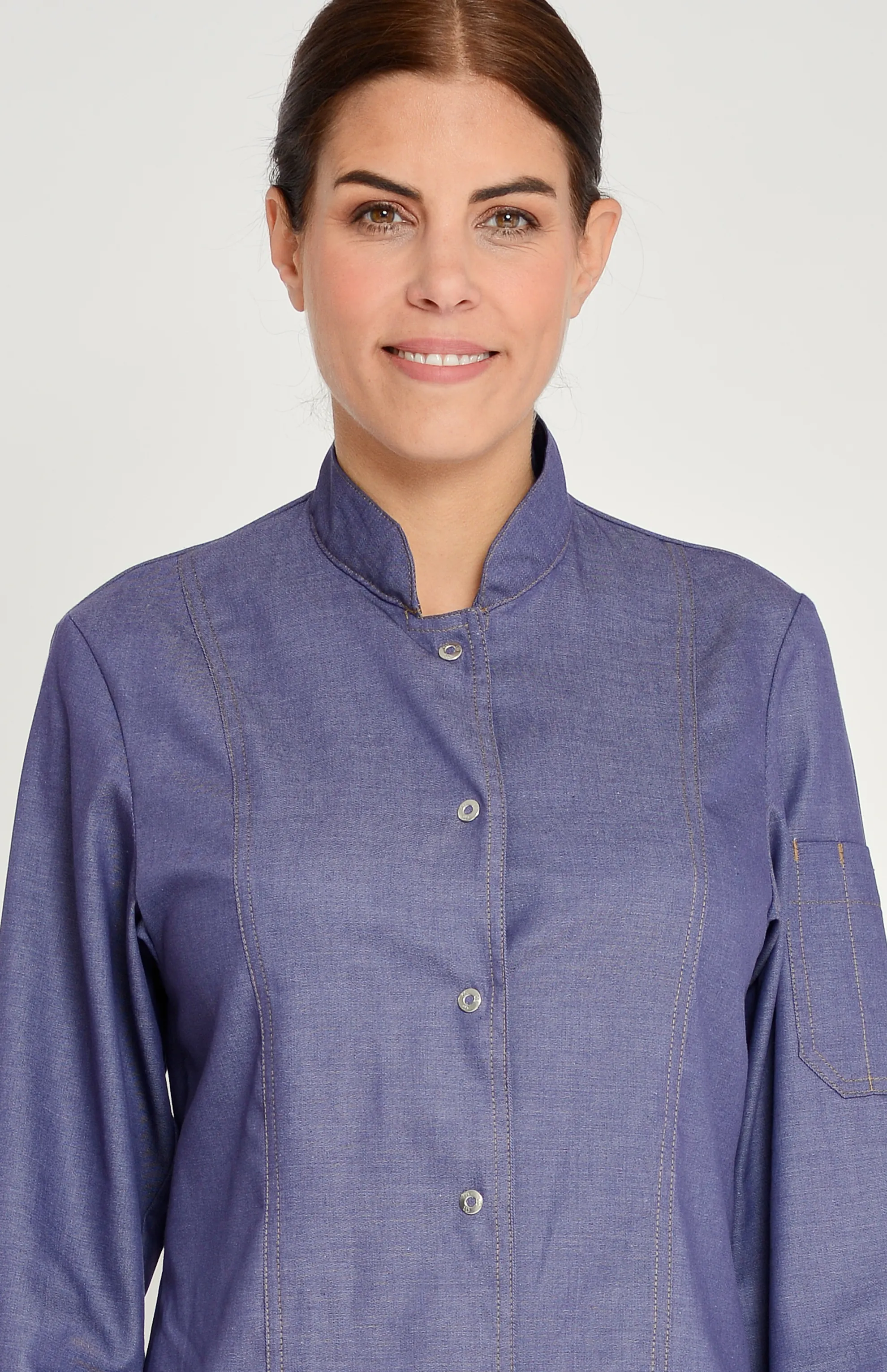 Kochhemd Varenna Lady - denim